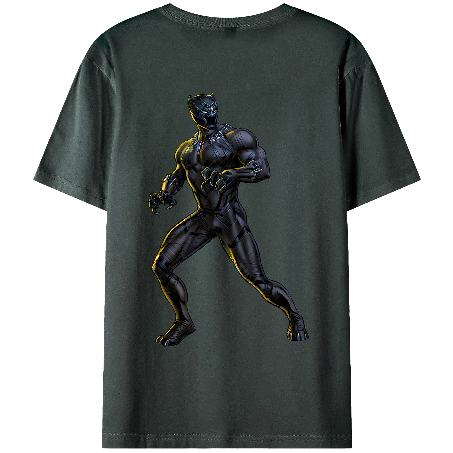 （画像用） アベンジャーズ The Avengers 綿100％ メンズ半袖Tシャツ（バックプリント） 通気性